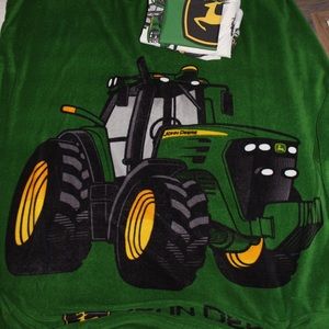 John Deere set-fleece blanket and sheet set